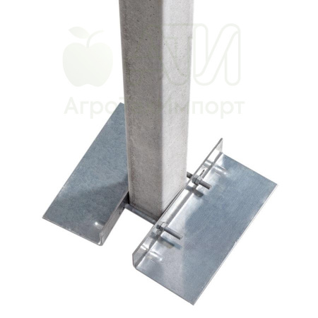 Уголок анкерного столба 9*9,5 (оцинкованный)